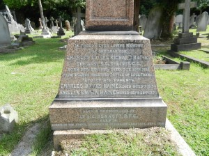 Haines memorial, Putney Vale Cemetery